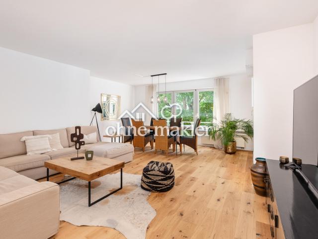 Hochwertig sanierte 4 Z Wohnung mit Südwest Balkon & TG – zentral gelegen & bezugsfrei