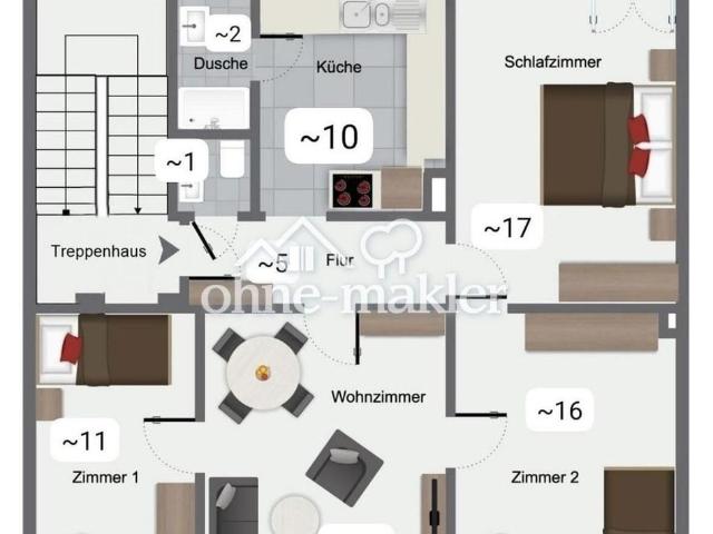 Hochwertig sanierte 4 Zimmer Altbauwohnung mit EBK und Balkon in Bestlage des Johannesviertels