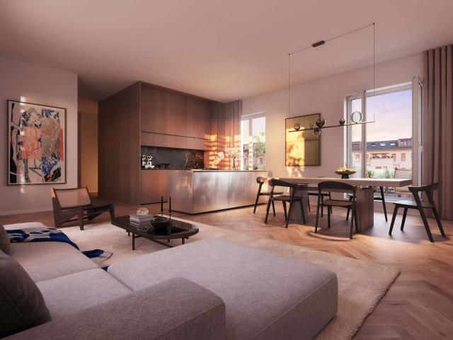 Hochwertig sanierter Altbau mit zwei Zimmern und Balkon im Güntzelkiez