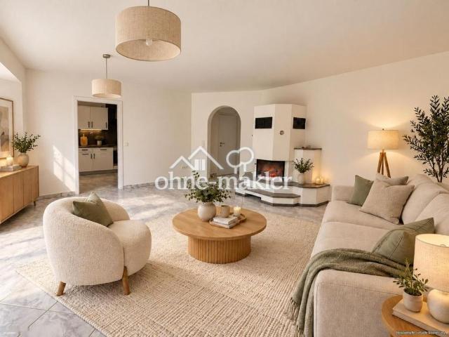 Hochwertige 90 m² Gartenwohnung | neues Designbad | Südwest Terrasse | Garage & Stellplatz