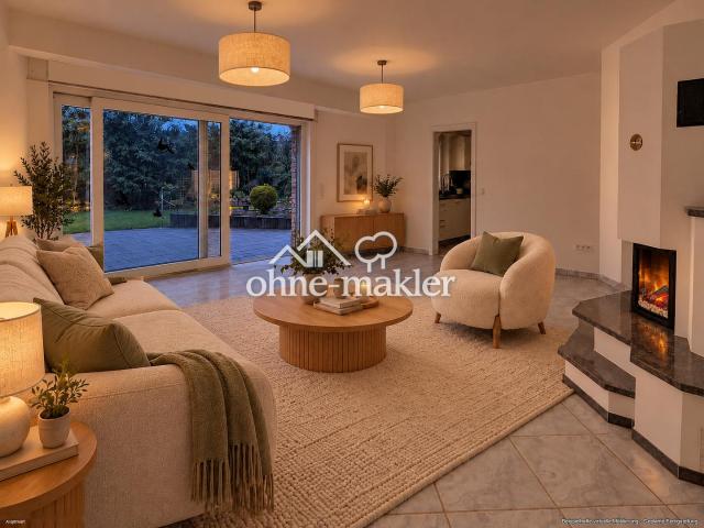 Hochwertige 90 m² Gartenwohnung | neues Designbad | Südwest Terrasse | Garage & Stellplatz