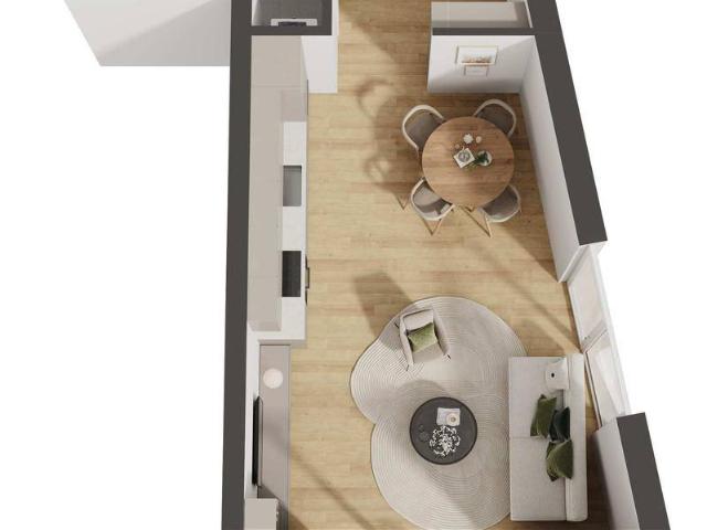Hochwertige 2 Zimmer Neubau Gartenwohnung W01