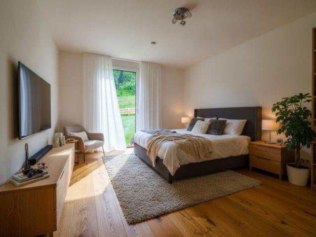 Hochwertige 3 Zimmer Gartenwohnung mit Terrasse & Kamin