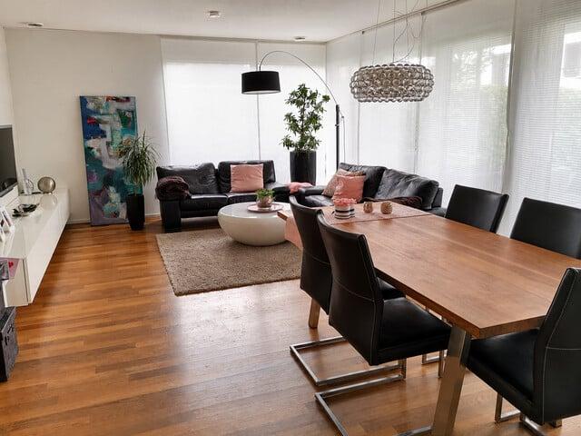 Hochwertige 3 Zimmer Gartenwohnung in Hard – teilmöbliert