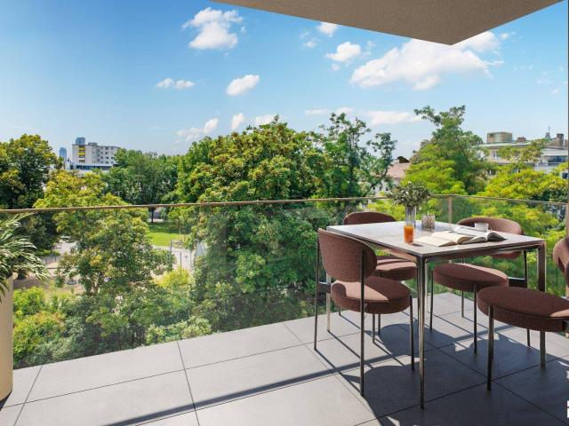 Hochwertige Wohnung mit zwei ZImmern mit Parkblick, beste Ausstattung