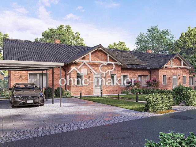 Hochwertige Bungalow Haushälfte mit EBK, Sauna & Carport attraktive, ruhige Lage von Barum
