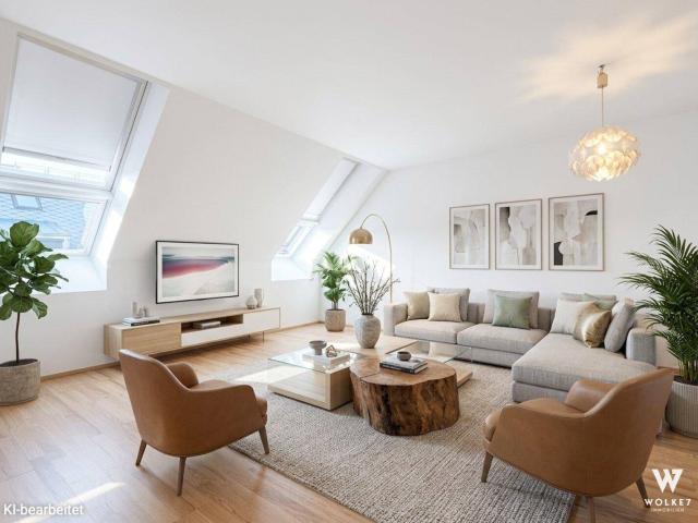 Hochwertige Dachgeschoß Maisonette mit Terrasse in Top Lage: Fantastischer Fernblick | Klimaanlage | Lichtdurchflutet | 1A Zustand