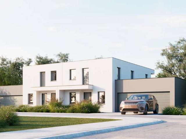 Hochwertige Doppelhaushälfte mit Dachterrasse, Garten und Doppelgarage