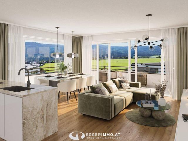 Hochwertige Neubau Eigentumswohnung mit Balkon und Garten in Maishofen