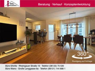 Rheingauviertel, Kohlheck - Balkon, Ausgestattete Küche