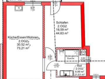 Hochwertiges 2 Zimmer Apartment in modernem Neubau in Worms – zu vermieten!