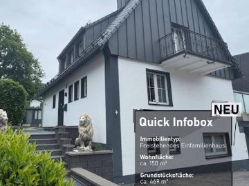 Hochwertiges, saniertes und freistehendes Einfamilienhaus auf einem toll angelegten Grundstück in einer der besten Lagen von Lüdenscheid Buckesfeld