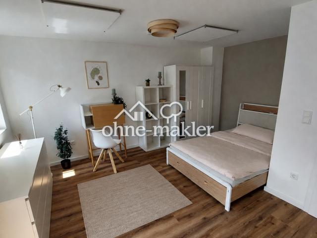Hochwertiges Studio Apartment in Mannheim Neckarstadt West, vollmöbliert, 1 Zimmer Wohnung, möbliert