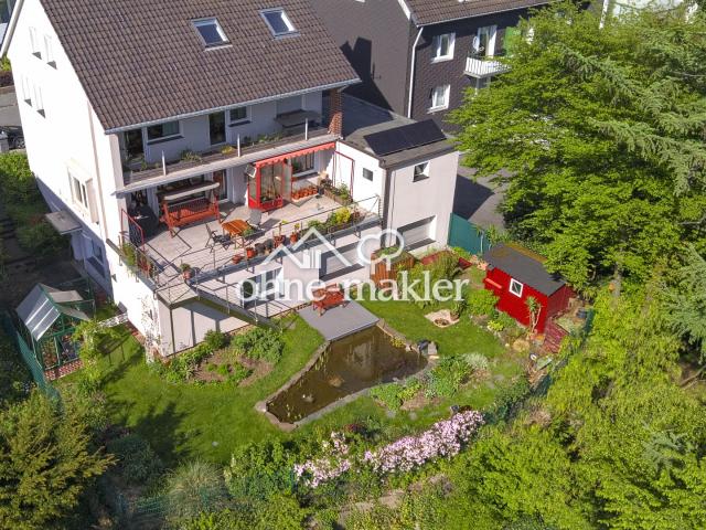 Hochwertiges Stadthaus/Mehrgenerationenhaus Zentrum, Einliegerwohnung, schöner Garten maklerfrei