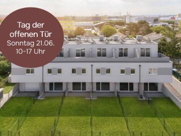 Hochwertiges Reihenhaus Ziegelmassivbau mit 4,5 Zimmern, Eigengarten, Dachterrasse, Keller u. Garagenplatz, provisionsfrei!