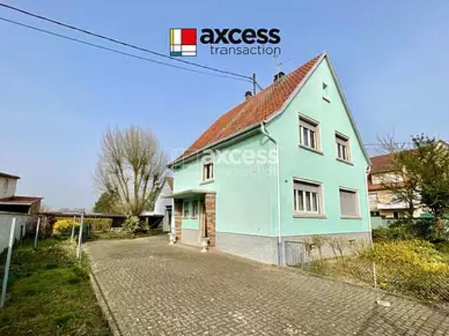 Hoerdt 67720 Achat / Vente maison 5 pièces t5 terrasse parking