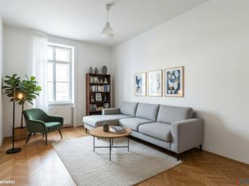 HOFLAGE mit GRÜNBLICK | 3. Stock | Sanierungsbedürftiger Altbau | Balkon Option | Nähe Einsiedlerpark, U4 Margaretengürtel, künftiger U2 Station Reinprechtsdorfer Straße