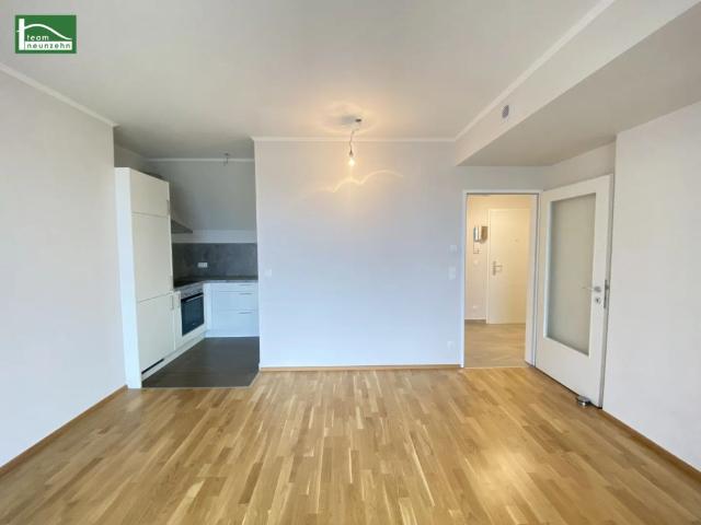 Hofseitige Neubau Wohnung nahe S Bahn S7 Kaiserebersdorf mit großer Loggia und Abstellraum!