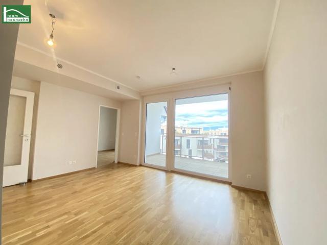 Hofseitige Neubau Wohnung nahe S Bahn S7 Kaiserebersdorf mit großer Loggia und Abstellraum!