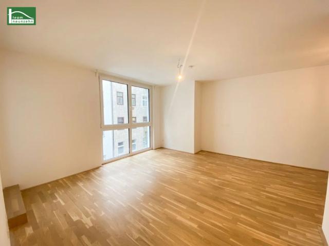 Hofseitige 2 Zimmer Wohnung mit Balkon und separatem Bad und WC! Nähe Millennium City, Handelskai und Donau!