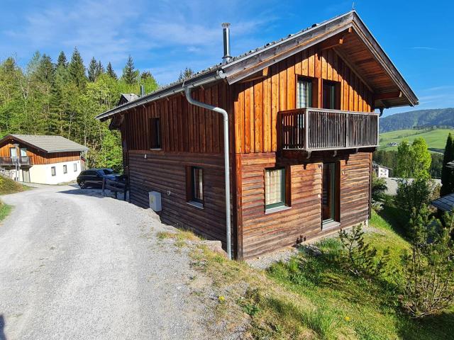 Holz Chalet mit gemütlicher Kompletteinrichtung im alpinen Stil