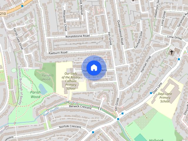 Holbeach Gardens, Sidcup, Kent, DA15