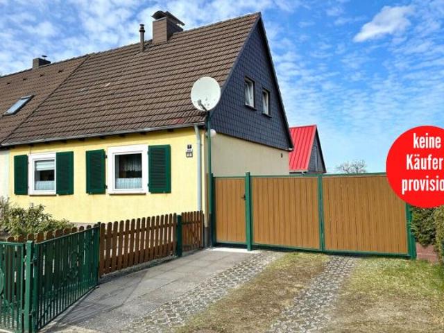 HORN IMMOBILIEN + RESERVIERT! gemütliches Zuhause in idyllischer Lage, Doppelhaushälfte in Eggesin