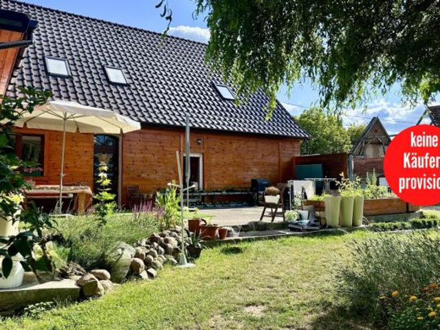 HORN IMMOBILIEN + Einfamilienhaus mit großem Grundstück in Ramin an der polnischen Grenze