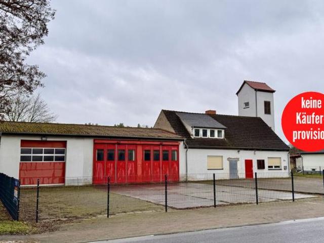HORN IMMOBILIEN + RESERVIERT+Wohn und Geschäftshaus in Löcknitz, direkt an der B104