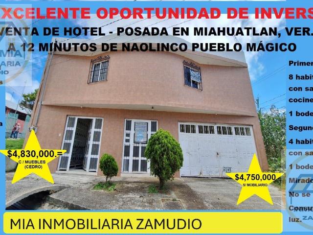 Hotel en venta en Miahuatl?n Veracruz
