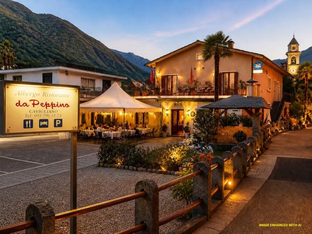 Hotel Restaurant mit 9 Zimmern, Garten und 10 Parkplätzen