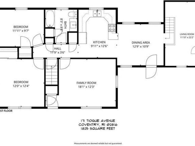 house with 2 bedroom, Coventry RI ES105790952