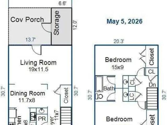 house with 2 bedroom, NC NC ELS102770984