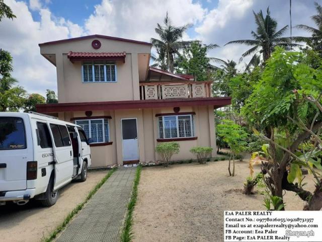 House and Lot with Beach Front lot for sale