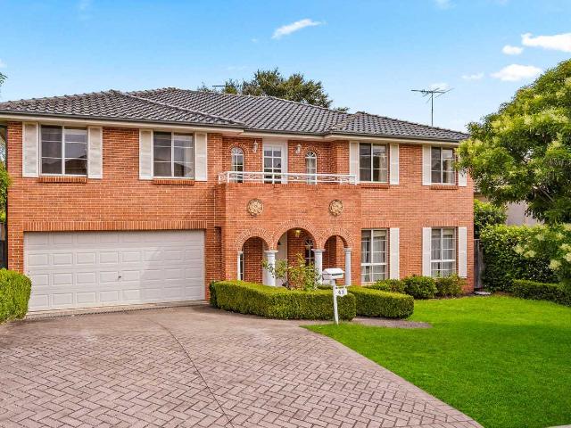 house at 41 Greyfriar Place, Kellyville NSW 2155