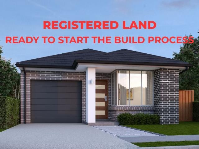 HOUSE & LAND PACKAGE LAND REGISTERED & READY TO START THE BUILD PROCESS