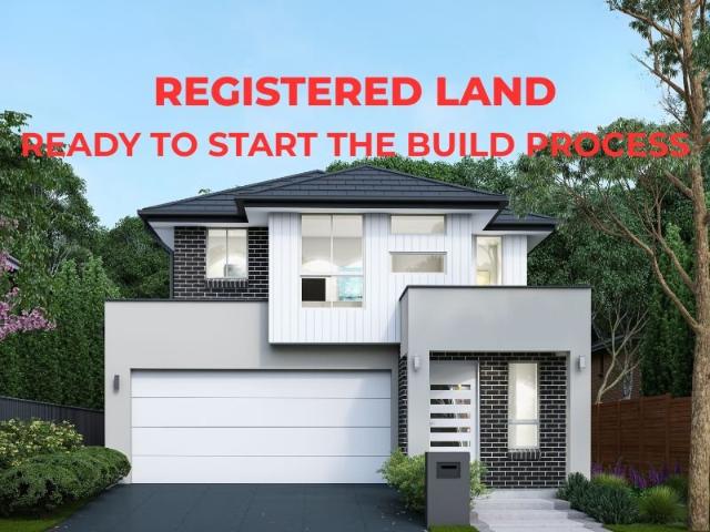 HOUSE & LAND PACKAGE LAND REGISTERED & READY TO START THE BUILD PROCESS