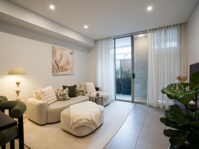 House like ground floor living with dual courtyards in a boutique setting
