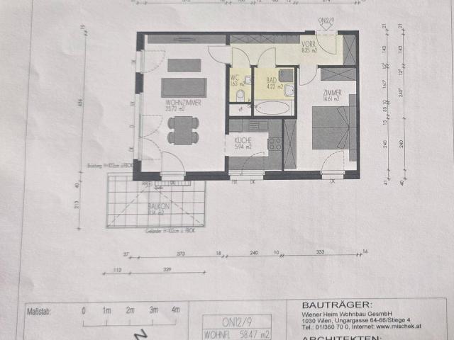 Hlawkagasse 12 Wien 2 Zimmer Wohnung 59m² kaufen