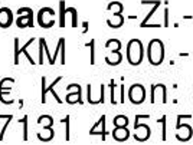 HN Frankenbach, 3 Zi. DG Whg 86 m², 2 Blk KM 1300. € inkl