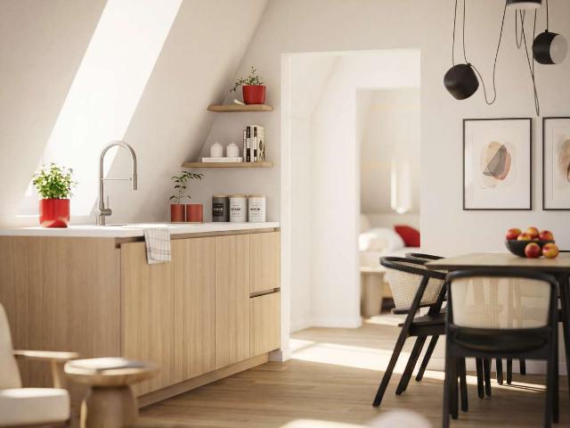 HO27 Aubing · 2 Zimmer Dachgeschoss mit 17 m² Dachterrasse · Erstbezug, provisionsfrei