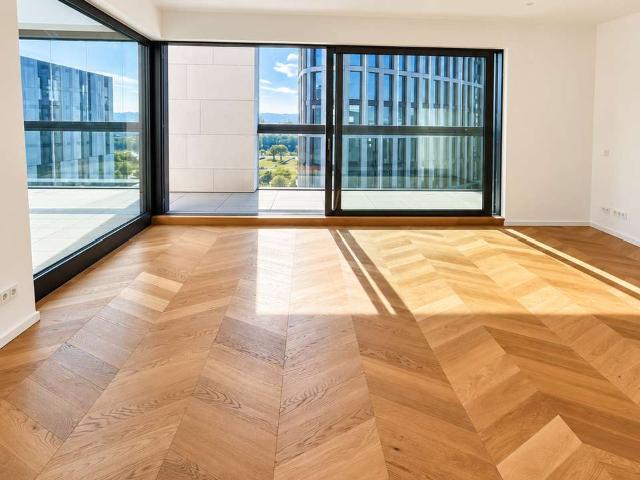 HPQ Frankfurt | Exklusive 2 Zimmer Wohnung mit Dachterrasse & Panoramablick