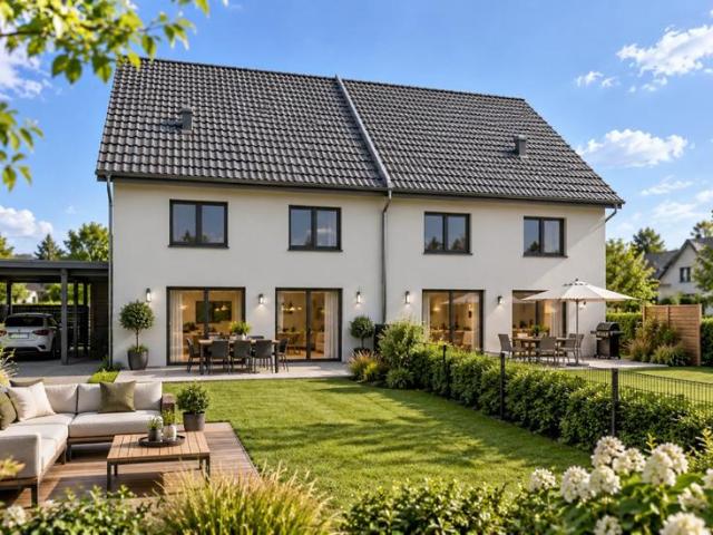 hr neues Zuhause mit Charakter – moderne Doppelhaushälfte in zent