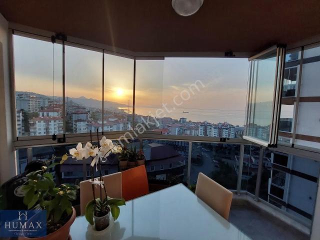 Humax. çıtlakkale'de 11.kat Deniz Ve Şehir Manzaralı 3+1 Daire