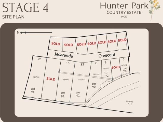 Hunter Park Country Estate, Moe STAGE 4 NOW SELLING!
