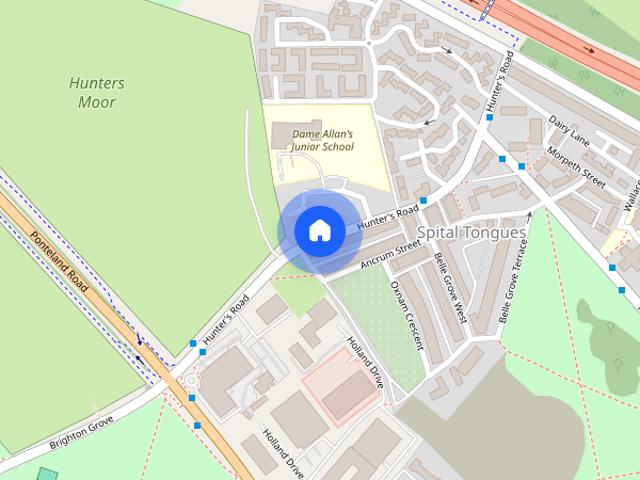 Hunters Road, Spital Tongues, NE2