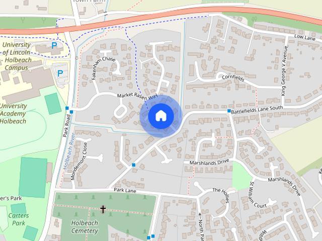 Huntingdon Close, Holbeach, Spalding, Lincolnshire, PE12