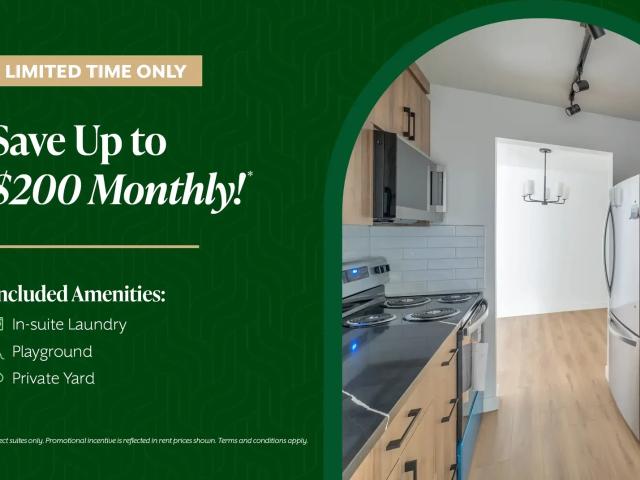 Huntington Townhomes 2 Bedroom Apartment for Rent