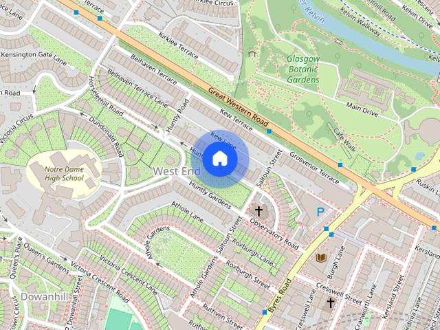 Huntly Gardens, Glasgow, G12