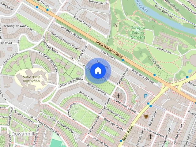 Huntly Gardens, Kelvinside, Glasgow, G12